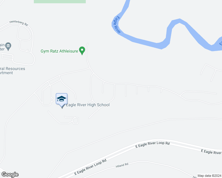 map of restaurants, bars, coffee shops, grocery stores, and more near 8738 Lassen Street in Anchorage