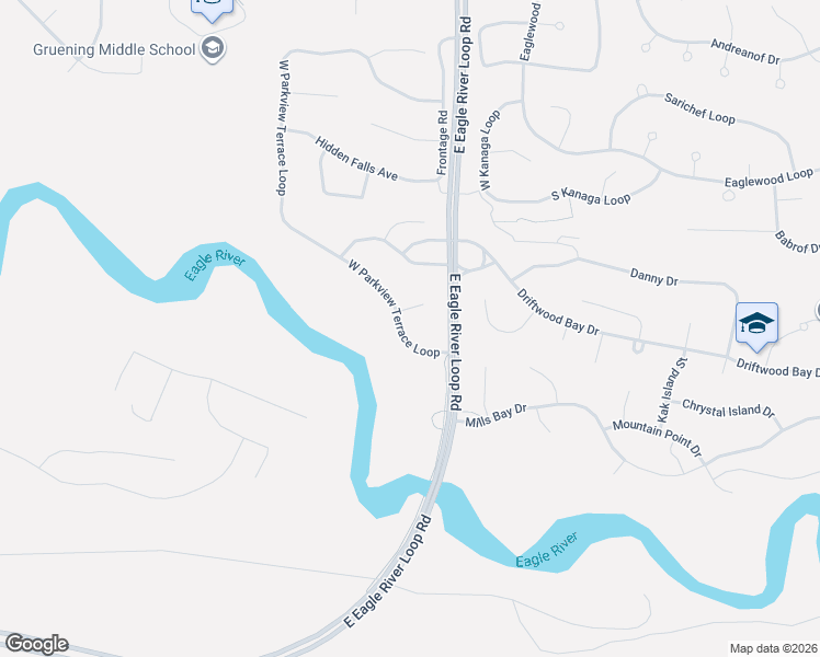 map of restaurants, bars, coffee shops, grocery stores, and more near 18303 Cache Creek Circle in Anchorage