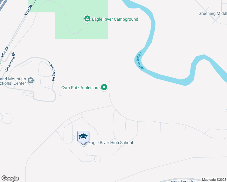 map of restaurants, bars, coffee shops, grocery stores, and more near 16655 Yellowstone Circle in Anchorage