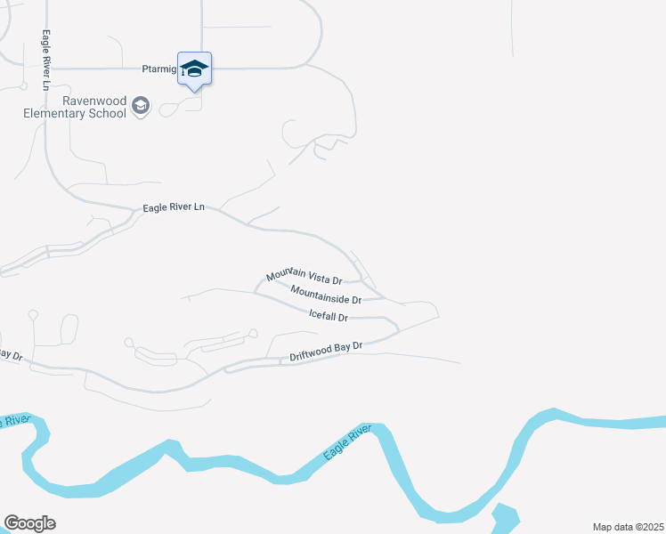 map of restaurants, bars, coffee shops, grocery stores, and more near 20713 Mountain Vista Drive in Anchorage