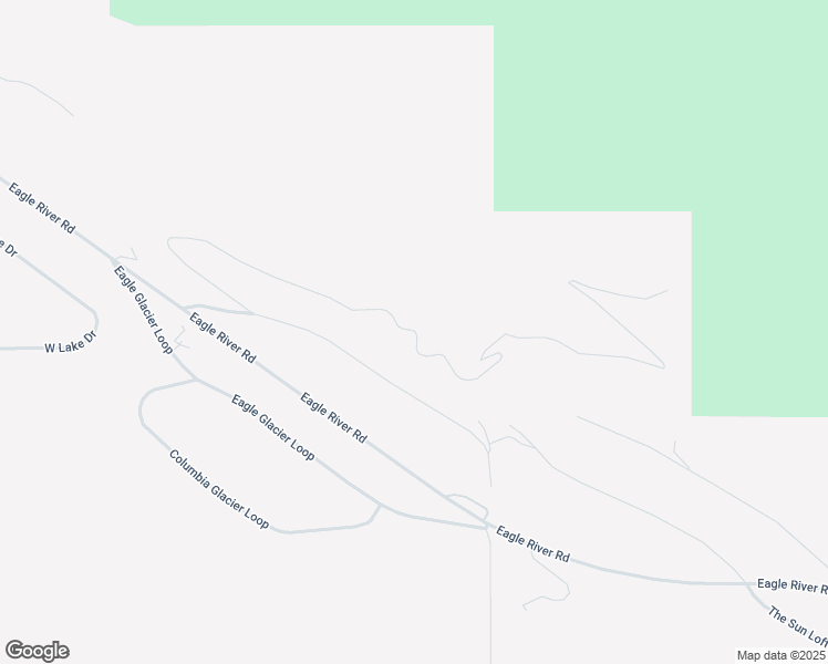 map of restaurants, bars, coffee shops, grocery stores, and more near Glacier View Drive in Anchorage
