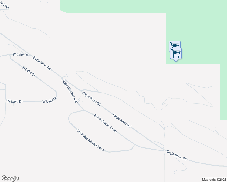 map of restaurants, bars, coffee shops, grocery stores, and more near 22813 Myrtle Drive in Anchorage
