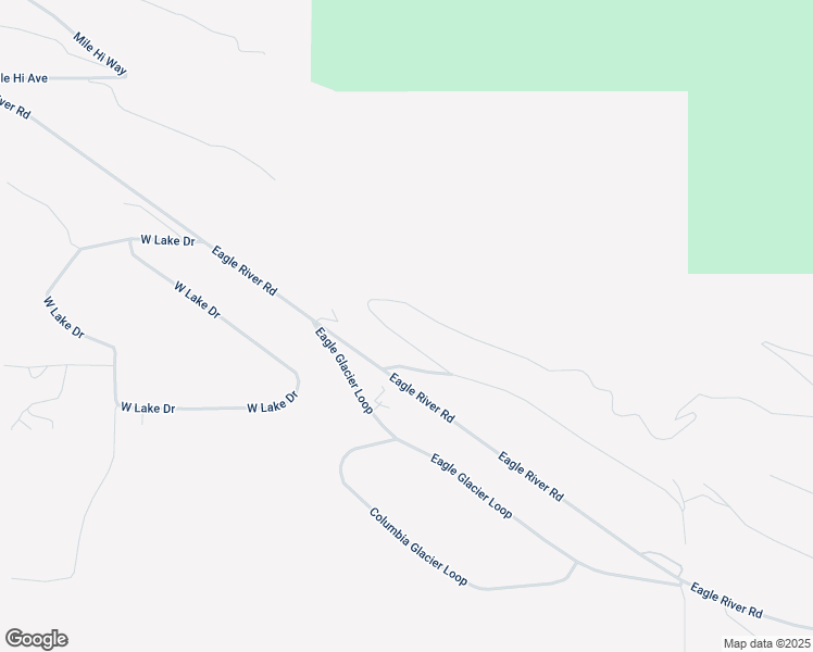 map of restaurants, bars, coffee shops, grocery stores, and more near 22410 Glacier View Drive in Anchorage