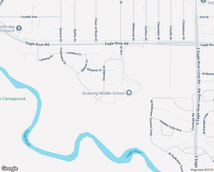 map of restaurants, bars, coffee shops, grocery stores, and more near 17710 Nitoanya Circle in Anchorage