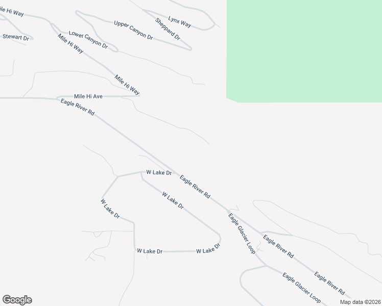 map of restaurants, bars, coffee shops, grocery stores, and more near 22221 Eagle River Road in Anchorage