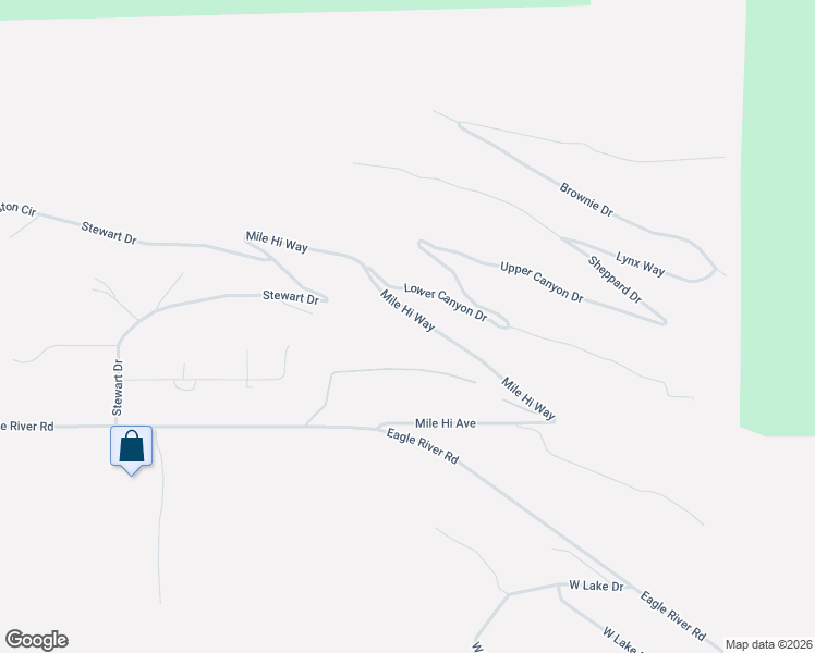 map of restaurants, bars, coffee shops, grocery stores, and more near 21641 Price Drive in Anchorage