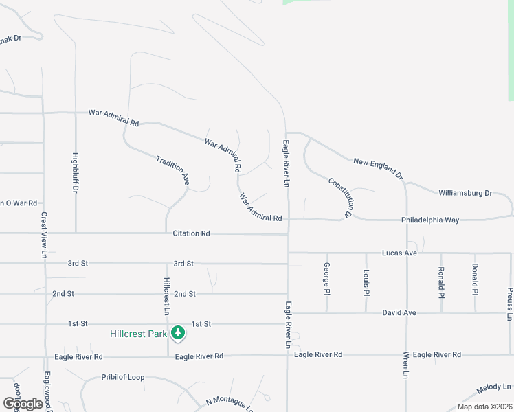 map of restaurants, bars, coffee shops, grocery stores, and more near 19932 Grant Circle in Anchorage
