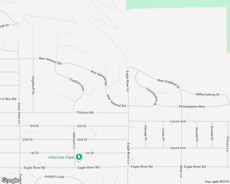 map of restaurants, bars, coffee shops, grocery stores, and more near 19932 Grant Circle in Anchorage