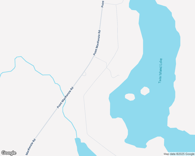 map of restaurants, bars, coffee shops, grocery stores, and more near South Twin Island Drive in Point MacKenzie