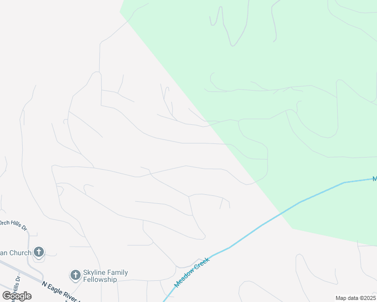 map of restaurants, bars, coffee shops, grocery stores, and more near 18814 Upper McCrary Road in Anchorage