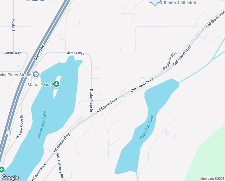 map of restaurants, bars, coffee shops, grocery stores, and more near 14900-14914 Old Glenn Highway in Anchorage