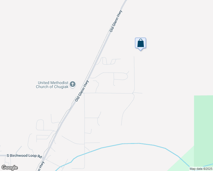 map of restaurants, bars, coffee shops, grocery stores, and more near 16533 Old Glenn Highway in Anchorage