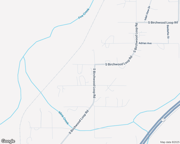 map of restaurants, bars, coffee shops, grocery stores, and more near 18720 South Birchwood Loop Road in Anchorage