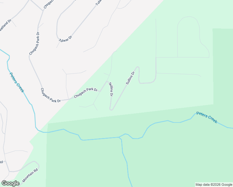 map of restaurants, bars, coffee shops, grocery stores, and more near 19246 Sullins Drive in Anchorage