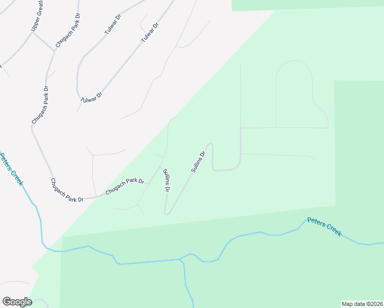 map of restaurants, bars, coffee shops, grocery stores, and more near 19452 Sullins Drive in Anchorage