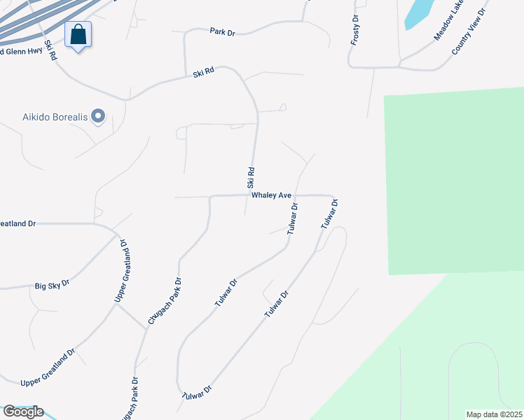 map of restaurants, bars, coffee shops, grocery stores, and more near 24324 Whaley Avenue in Anchorage