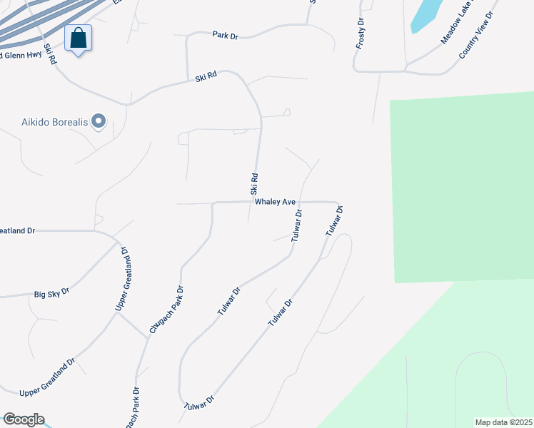 map of restaurants, bars, coffee shops, grocery stores, and more near 24324 Whaley Avenue in Anchorage