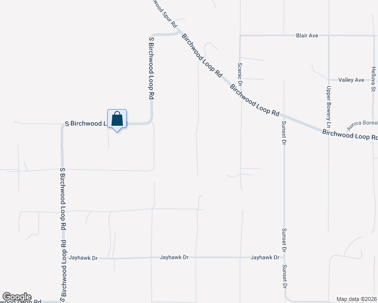 map of restaurants, bars, coffee shops, grocery stores, and more near 20634 Crabtree Street in Anchorage