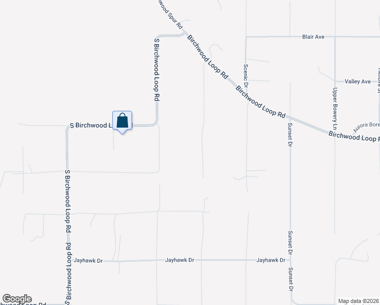 map of restaurants, bars, coffee shops, grocery stores, and more near 20634 Crabtree Street in Anchorage