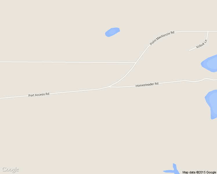 map of restaurants, bars, coffee shops, grocery stores, and more near Port Access Road in Wasilla