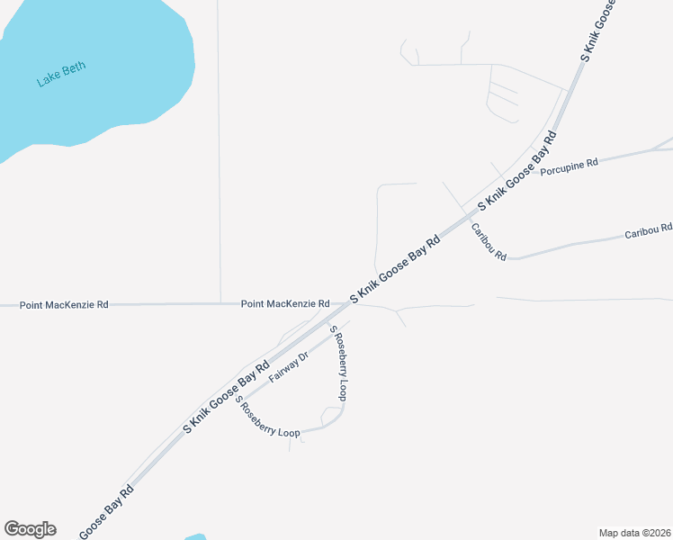 map of restaurants, bars, coffee shops, grocery stores, and more near 14347 Point Mackenzie Road in Wasilla