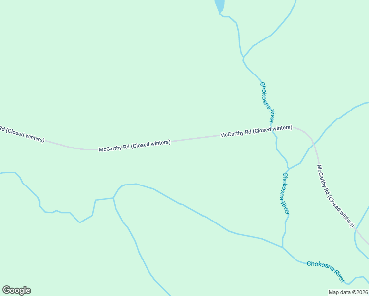 map of restaurants, bars, coffee shops, grocery stores, and more near McCarthy Road in Chitina