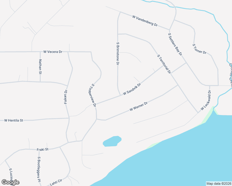 map of restaurants, bars, coffee shops, grocery stores, and more near 7151 West Sandvik Drive in Wasilla