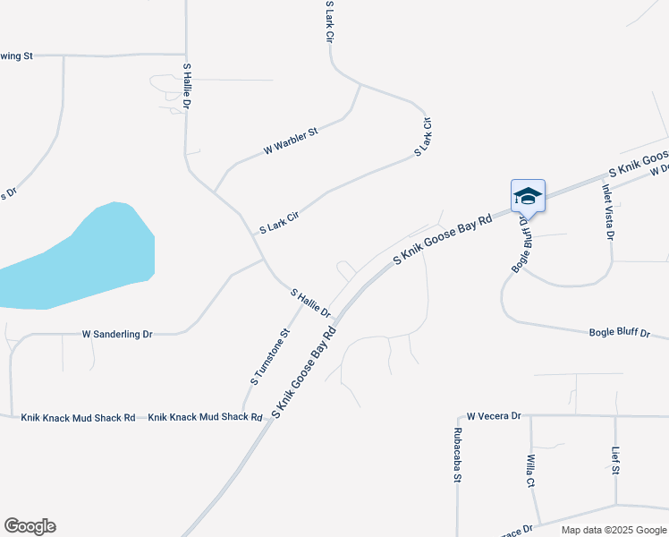 map of restaurants, bars, coffee shops, grocery stores, and more near 8617 Lynnette Drive in Wasilla