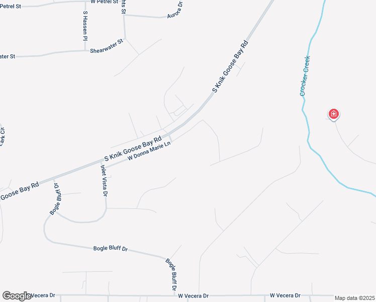 map of restaurants, bars, coffee shops, grocery stores, and more near 8064 West Donna Marie Lane in Wasilla