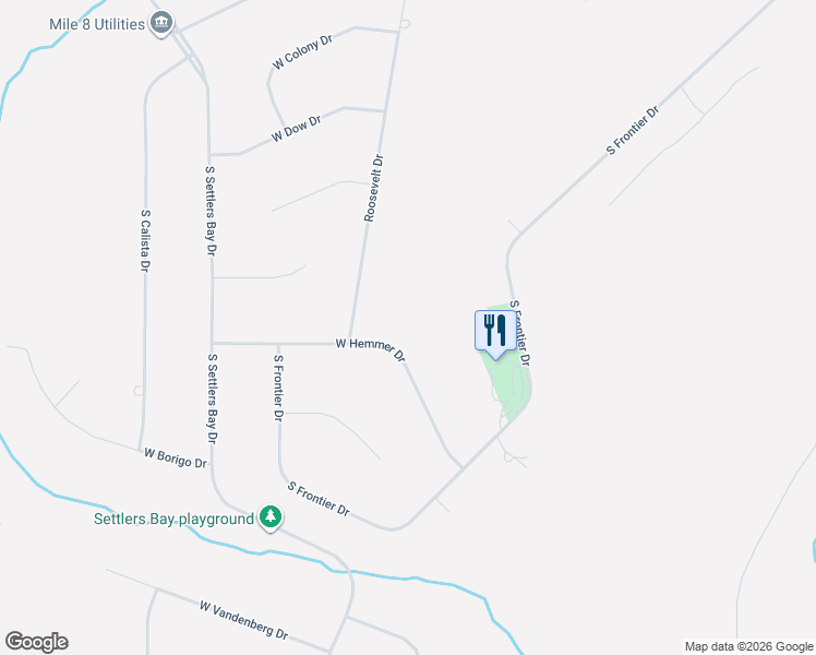 map of restaurants, bars, coffee shops, grocery stores, and more near 6771 West Hemmer Drive in Wasilla