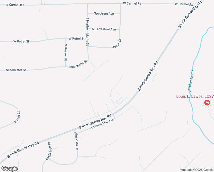 map of restaurants, bars, coffee shops, grocery stores, and more near 7934 West Mustafa Circle in Wasilla