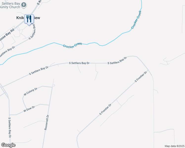 map of restaurants, bars, coffee shops, grocery stores, and more near 5950 South Pavilof Circle in Wasilla