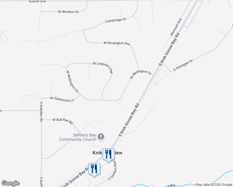 map of restaurants, bars, coffee shops, grocery stores, and more near 6801 Wellington Drive in Wasilla