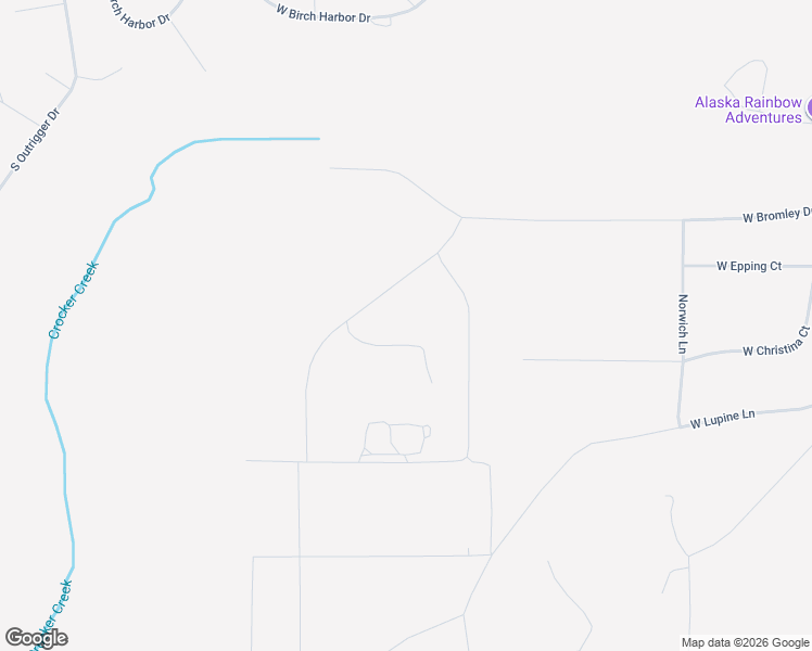 map of restaurants, bars, coffee shops, grocery stores, and more near 5509 West Serene Circle in Wasilla