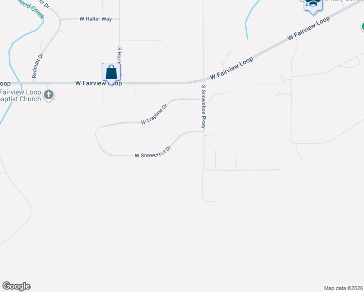 map of restaurants, bars, coffee shops, grocery stores, and more near 5068 South Snowshoe Parkway in Wasilla