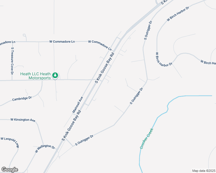 map of restaurants, bars, coffee shops, grocery stores, and more near 4801 South Binnacle Drive in Wasilla