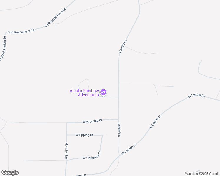 map of restaurants, bars, coffee shops, grocery stores, and more near 4851 Stratford Court in Wasilla