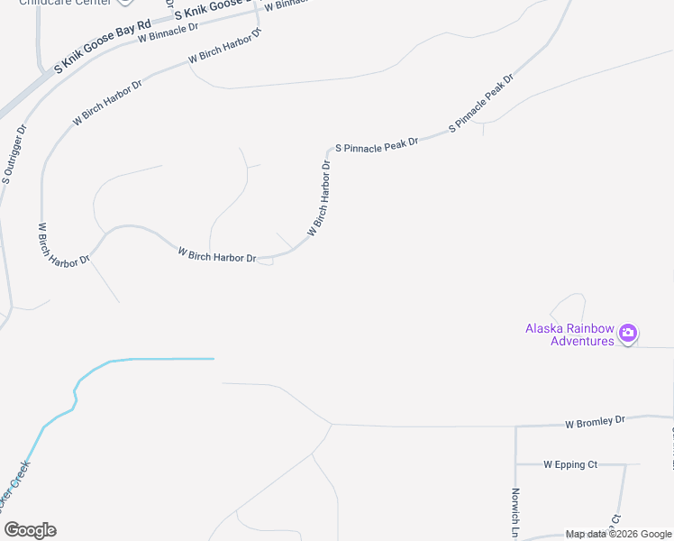 map of restaurants, bars, coffee shops, grocery stores, and more near 5480 West Birch Harbor Drive in Wasilla