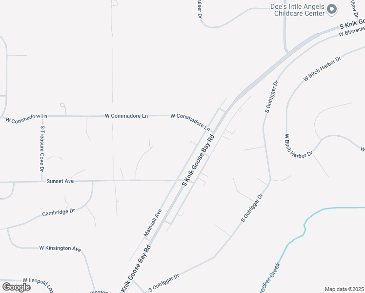 map of restaurants, bars, coffee shops, grocery stores, and more near 4700 Mainsail Avenue in Wasilla