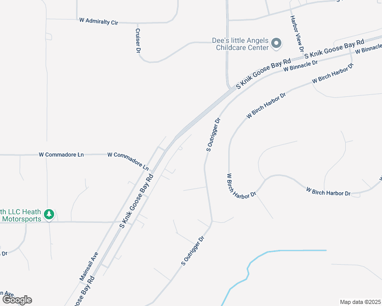 map of restaurants, bars, coffee shops, grocery stores, and more near 4551 South Binnacle Drive in Wasilla