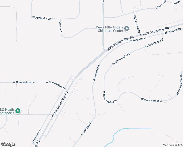 map of restaurants, bars, coffee shops, grocery stores, and more near 4551 West Binnacle Drive in Wasilla