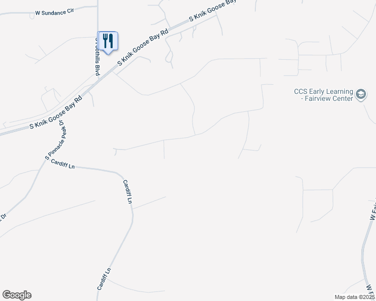 map of restaurants, bars, coffee shops, grocery stores, and more near 4460 West Sprucewood Drive in Wasilla