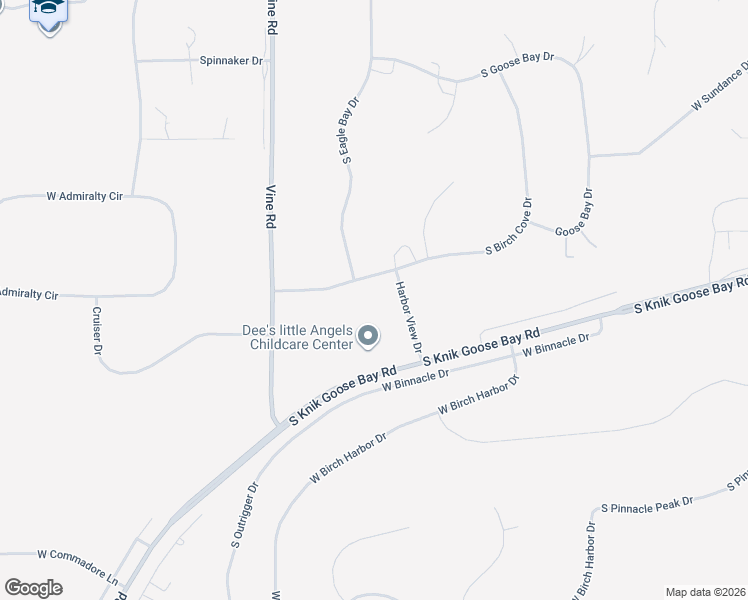 map of restaurants, bars, coffee shops, grocery stores, and more near 4280 South Knik Goose Bay Road in Wasilla