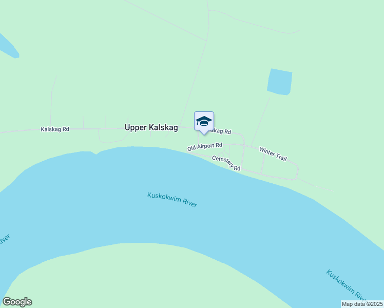 map of restaurants, bars, coffee shops, grocery stores, and more near in Upper Kalskag