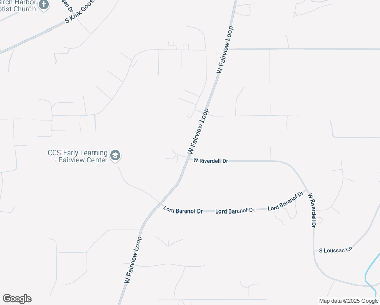 map of restaurants, bars, coffee shops, grocery stores, and more near 3689 West Autumn Crest Circle in Wasilla