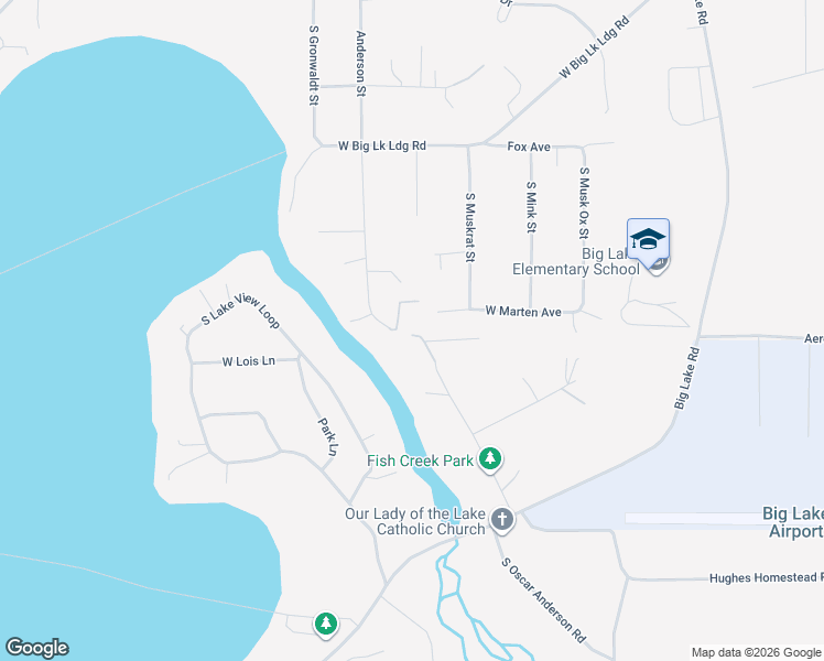 map of restaurants, bars, coffee shops, grocery stores, and more near 3942 South Casey Drive in Wasilla