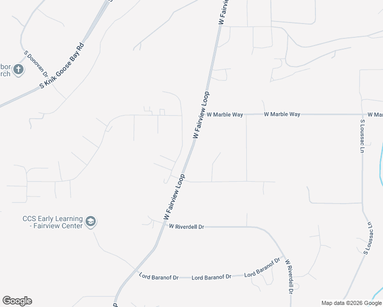 map of restaurants, bars, coffee shops, grocery stores, and more near 3677 South Lansing Road in Wasilla