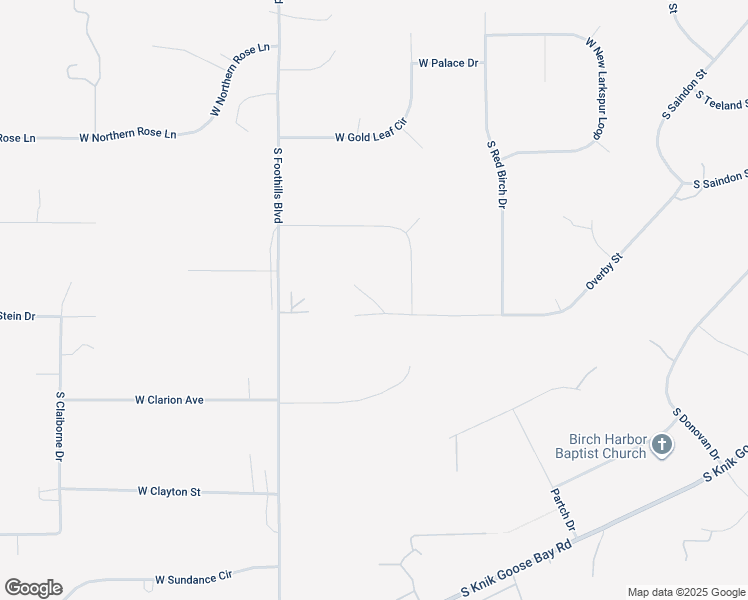 map of restaurants, bars, coffee shops, grocery stores, and more near 4581 Overby Street in Wasilla