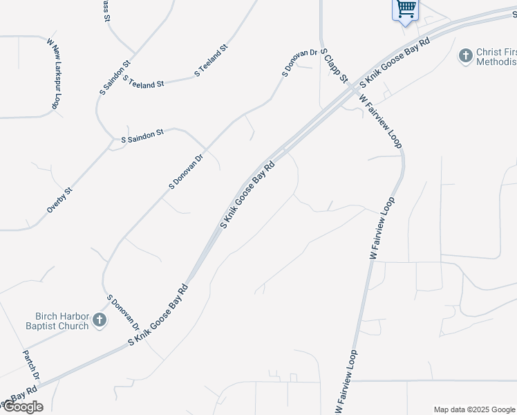 map of restaurants, bars, coffee shops, grocery stores, and more near 3230 South Caryshea Street in Wasilla