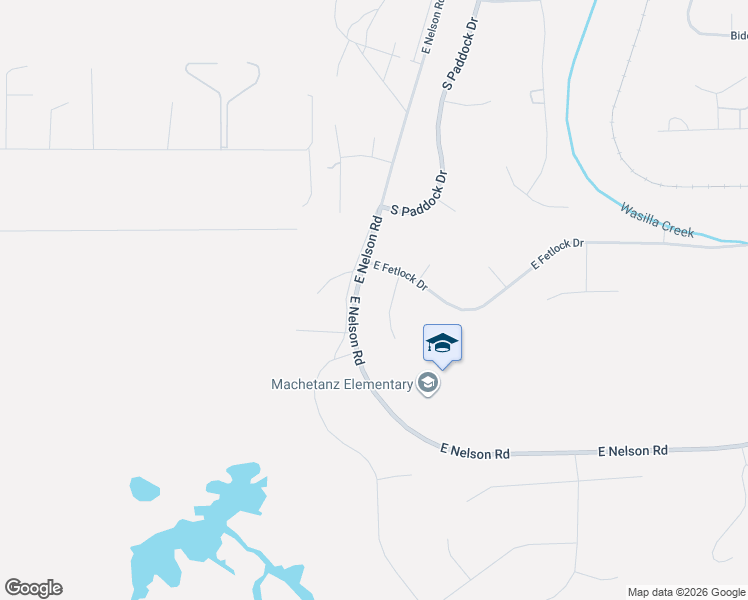 map of restaurants, bars, coffee shops, grocery stores, and more near 2820 Barnyard Circle in Wasilla
